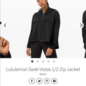 Lululemon half zip up windbreaker